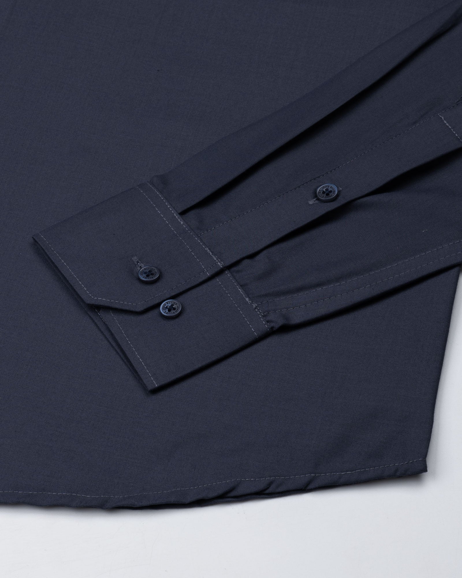 Carter Grey Plain Premium Cotton Shirt - John Ellies