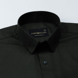 Carter Green Plain Premium Cotton Shirt - John Ellies
