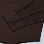 Carter Coffee Plain Premium Cotton Shirt - John Ellies