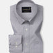 Vicenza Light Grey Plain Oxford Cotton Shirt - John Ellies