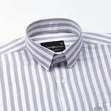 Waker Silver Stripes Oxford Cotton Shirt - John Ellies