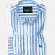 Waker Blue Stripes Oxford Cotton Shirt - John Ellies