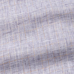 Aence Purple Check Button Down Linen Shirt - John Ellies