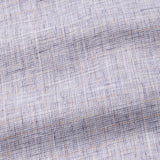 Aence Purple Check Button Down Linen Shirt - John Ellies