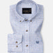 Aence Blue Check Button Down Linen Shirt - John Ellies