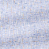 Aence Blue Check Button Down Linen Shirt - John Ellies
