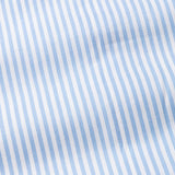 Nefrio Sky Blue Stripe Button Down Oxford Cotton Shirt - John Ellies