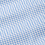 Nefrio Sky Blue Check Button Down Oxford Cotton Shirt - John Ellies