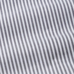 Nefrio Grey Stripe Button Down Oxford Cotton Shirt - John Ellies