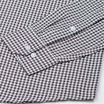 Nefrio Black Check Button Down Oxford Cotton Shirt - John Ellies
