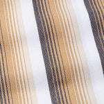 Bermen Beige Stripes Cotton Shirt - John Ellies