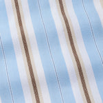 Bermen Sky Blue Stripes Cotton Shirt - John Ellies