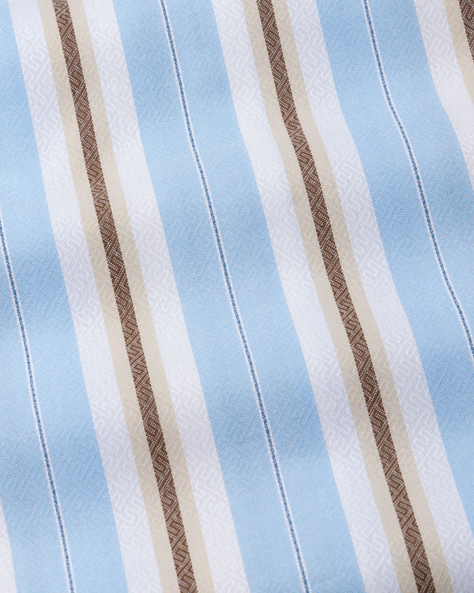 Bermen Sky Blue Stripes Cotton Shirt - John Ellies