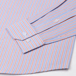 Falker Sky Blue Stripes Cotton Shirt - John Ellies