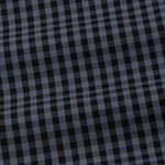 Herens Grey & Black Gingham Check Cotton Shirt - John Ellies