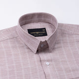 Cliftan Dusty Pink Stripes Linen Shirt - John Ellies