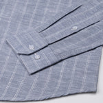 Cliftan Navy Blue Stripes Linen Shirt - John Ellies