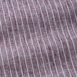 Marque Wine White Cuff Collar Stripes Linen Shirt - John Ellies
