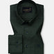 Amster Green Herringbone Plain Cotton Shirt - John Ellies