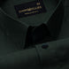 Amster Green Herringbone Plain Cotton Shirt - John Ellies