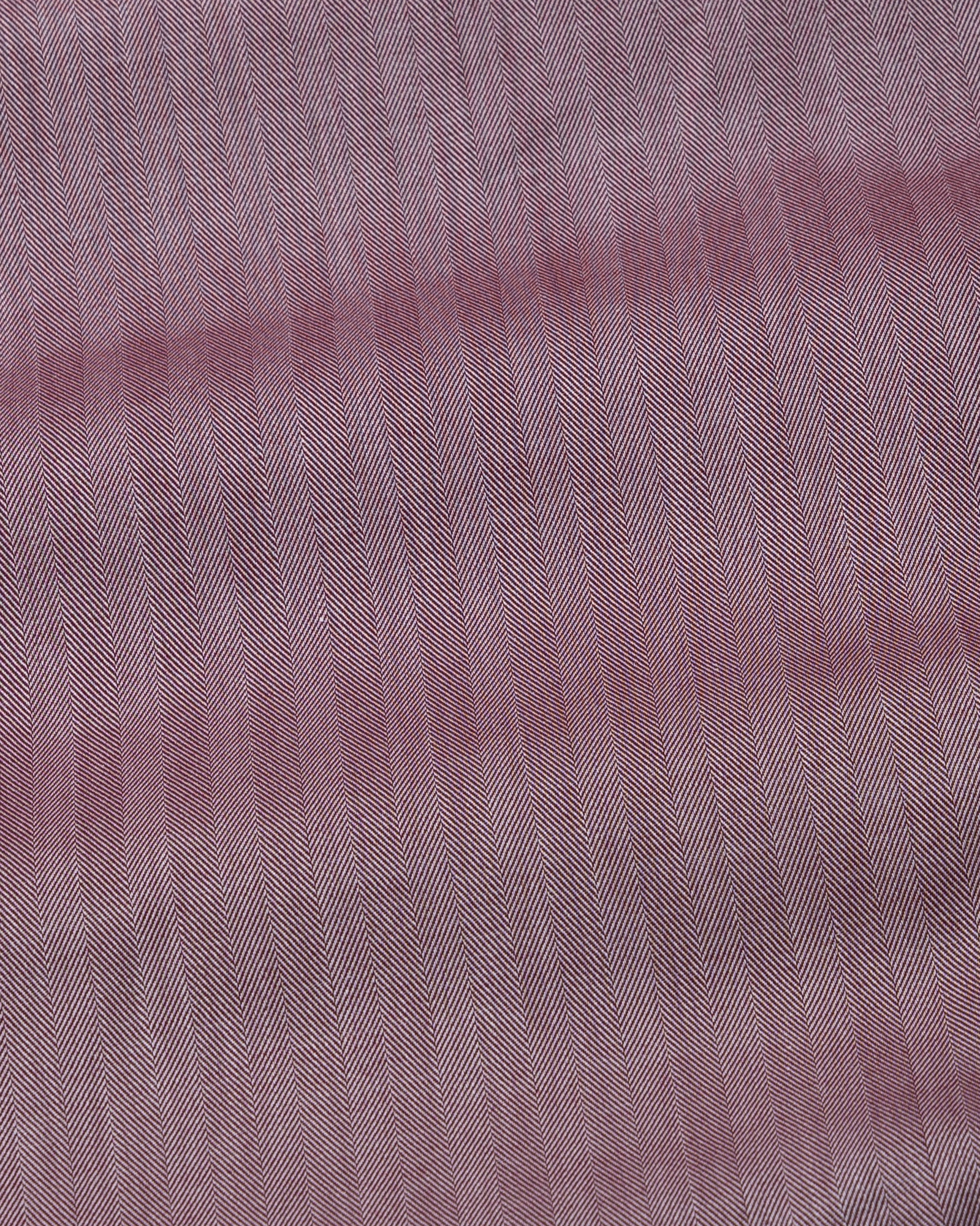 Amster Maroon Herringbone Plain Cotton Shirt - John Ellies