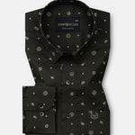 Merger Green Printed Cotton Shirt - John Ellies