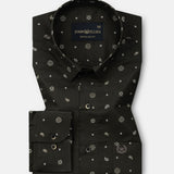 Merger Green Printed Cotton Shirt - John Ellies
