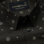 Merger Green Printed Cotton Shirt - John Ellies