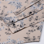 Merger Cream Printed Cotton Shirt - John Ellies