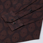 Merger Brown Printed Cotton Shirt - John Ellies