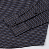 Santh Grey Tartan Check Cotton Shirt - John Ellies