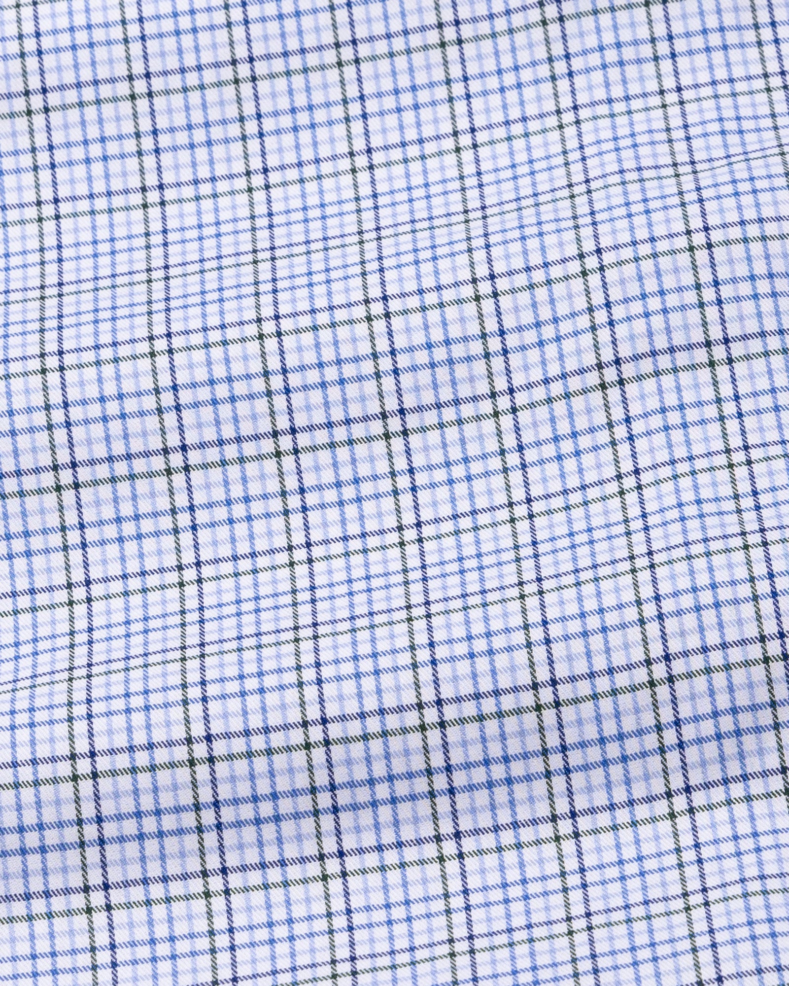 Santh White Tattersall Check Cotton Shirt - John Ellies