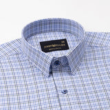 Santh White Tattersall Check Cotton Shirt - John Ellies