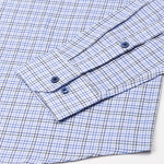 Santh White Tattersall Check Cotton Shirt - John Ellies