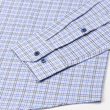 Santh White Tattersall Check Cotton Shirt - John Ellies
