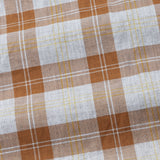 Santh Orange Check Cotton Shirt - John Ellies