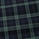 Santh Green & Navy Blue Tartan Check Cotton Shirt - John Ellies