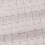 Santh Beige Windowpane Check Cotton Shirt - John Ellies