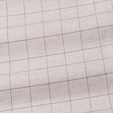 Santh Beige Windowpane Check Cotton Shirt - John Ellies