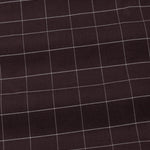 Santh Brown Windowpane Check Cotton Shirt - John Ellies