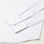 Rezos White Plain Premium Cotton Shirt - John Ellies