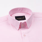 Rezos Pink Plain Premium Cotton Shirt - John Ellies