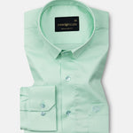 Rezos Lime Plain Premium Cotton Shirt - John Ellies