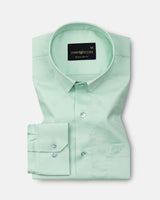 Rezos Lime Plain Premium Cotton Shirt