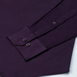 Rezos Purple Plain Premium Cotton Shirt - John Ellies