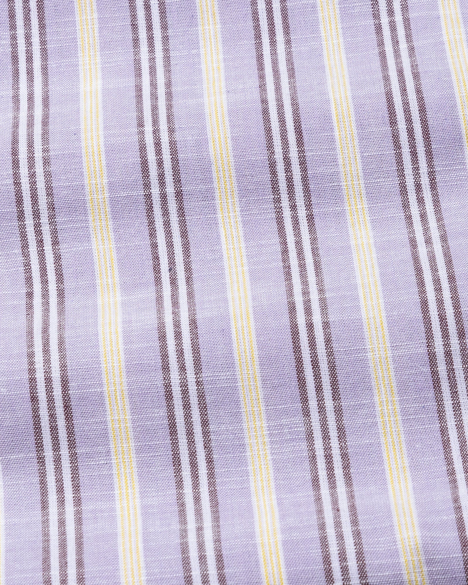 Hervals Lavender Stripes Button Down Cotton Shirt - John Ellies