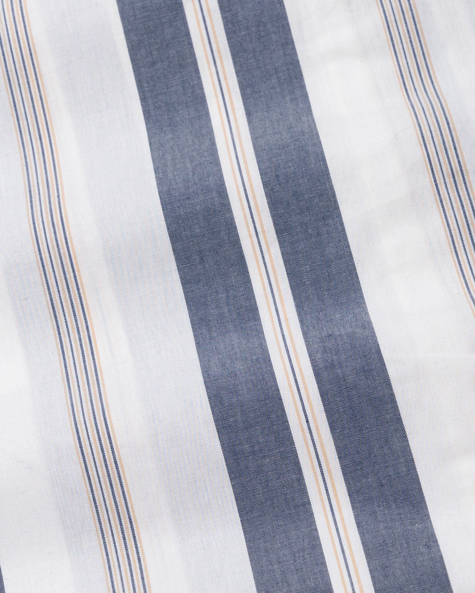 Hervals Grey Stripes Cotton Shirt - John Ellies