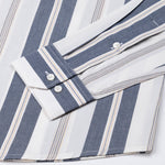 Hervals Grey Stripes Cotton Shirt - John Ellies