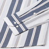 Hervals Grey Stripes Cotton Shirt - John Ellies