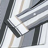 Hervals Green Stripes Cotton Shirt - John Ellies